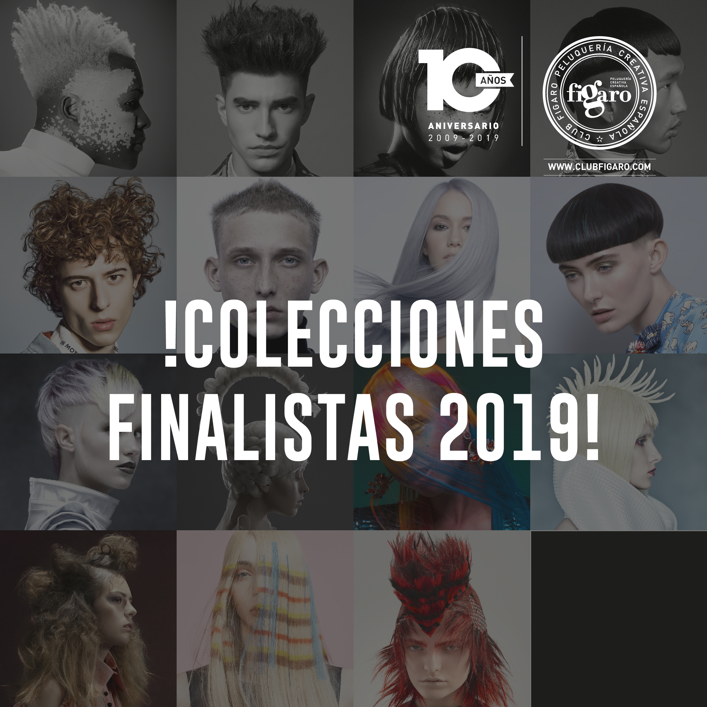 Club Fígaro anuncia los finalistas de los Premios de la Peluquería Española 2019